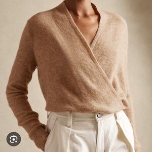 Banana Republic aire front wrap sweater